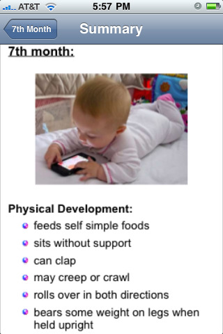 Baby Milestones App